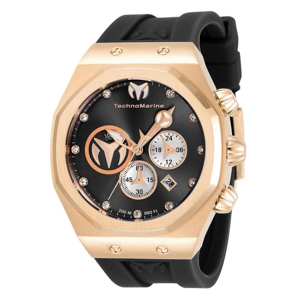 NWT TechnoMarine TM-520004 Reef | Chronograph | Gold | Men's Watch